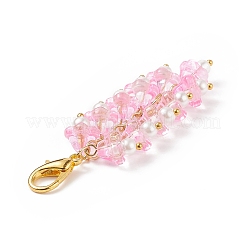 Trumpet Flower Glass Pendant Decorations&nbsp;HJEW-JM00800-04