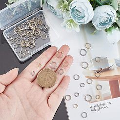 84Pcs 6 Style 304 Stainless Steel Open Jump Rings&nbsp;STAS-UN0017-98