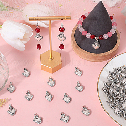 80Pcs Tibetan Style Alloy Pendants&nbsp;FIND-SC0007-74