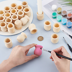 30Pcs Unfinished Blank Wooden Vase&nbsp;WOOD-PH0003-75