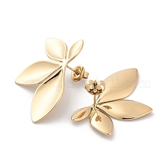 304 Stainless Steel Stud Earrings&nbsp;X-EJEW-H115-04G