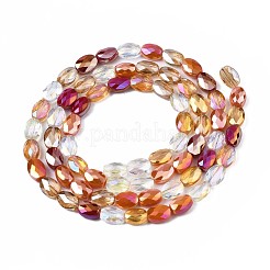 Electroplate Glass Beads Strands&nbsp;EGLA-S194-17B