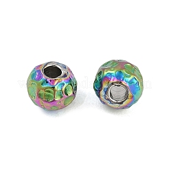 Textured 316 Surgical Stainless Steel Beads&nbsp;STAS-M106-01D