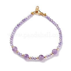 Natural & Synthetic Mixed Gemstone Beaded Bracelets Sets&nbsp;BJEW-JB06518