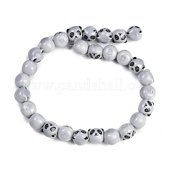 Handmade Porcelain Beads Strands&nbsp;PORC-P029-02C
