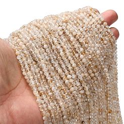 Natural Citrine(Heated) Beads Strands&nbsp;G-RM2025524-A03-4mm