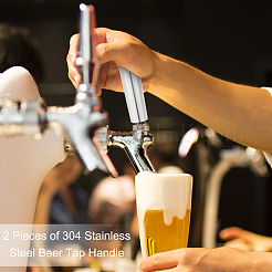 304 Stainless Steel Beer Tap Handle&nbsp;FIND-WH0152-140
