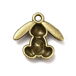 Tibetan Style Alloy Pendant Rhinestone Settings&nbsp;PALLOY-M198-28AB