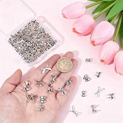 100Pcs 10 Styles Tibetan Style Alloy Beads&nbsp;FIND-BM0001-50