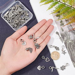 Tibetan Style Alloy European Dangle Charms&nbsp;PALLOY-PH0013-35AS