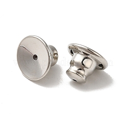 Rack Plating Brass Ear Nuts&nbsp;KK-G480-06P