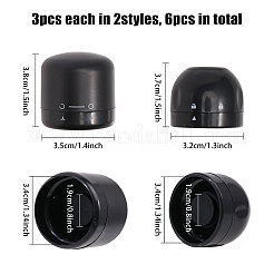 6Pcs 2 Styles Plastic Bottle Stoppers&nbsp;AJEW-GO0001-63