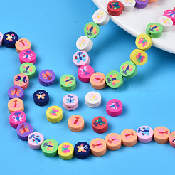 Handmade Polymer Clay Bead Strands&nbsp;CLAY-N006-77