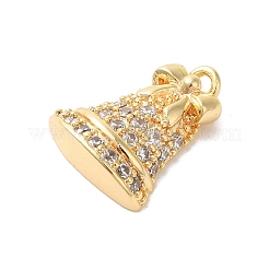 Brass Micro Pave Cubic Zirconia Charms&nbsp;KK-P278-09G