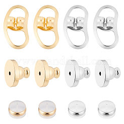 24Pcs 6 Styles Silicone Ear Nuts&nbsp;SIL-BBC0001-05