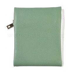 Imitation Leather Jewelry Storage Zipper Bags&nbsp;ABAG-G016-01C