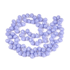 Imitation Jade Glass Beads Strands&nbsp;GLAA-Q116-01A-E01
