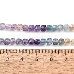 Gradient Color Natural Colorful Fluorite Beads Strands&nbsp;G-NH0001-H01-01