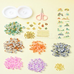 DIY Lampwork Beaded Bracelet Making Kit&nbsp;DIY-FZC0001-01D