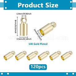 Brass Cord End&nbsp;FIND-PH0028-49C-G