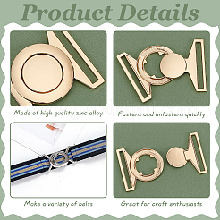 6Sets Zinc Alloy Side Release Buckles&nbsp;FIND-BC0013-98A