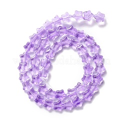 Transparent Glass Beads Strand&nbsp;GLAA-F112-02G
