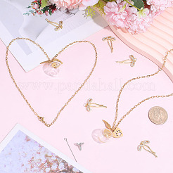 2Pcs 304 Stainless Steel Pendant Necklaces&nbsp;NJEW-DR00036