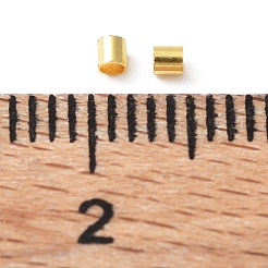 Brass Tube Crimp Beads&nbsp;LS-E001-G-FF