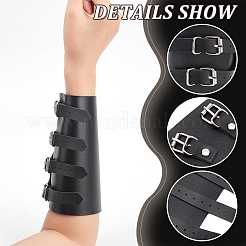 Adjustable PU Leather Cord Bracelets with Iron Buckles&nbsp;LS-AJEW-WH0248-458