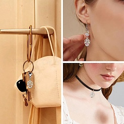 60Pcs 15 Colors Acrylic Pendants&nbsp;PALLOY-CJ00097