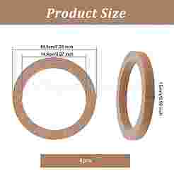 MDF Wooden Spacer Ring for Car Speaker&nbsp;AJEW-WH0304-15