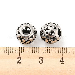 316 Surgical Stainless Steel  Beads&nbsp;STAS-Q304-18AS