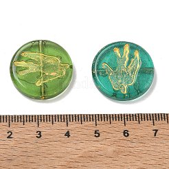 Baking Paint Transparent Glass Beads&nbsp;GL-CBA8D6A-14
