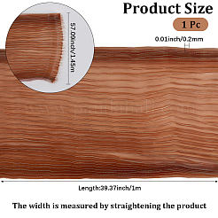 Polyester Mermaids Pleated Fabric&nbsp;DIY-WH20002-673A