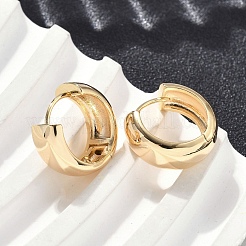 Brass Hoop Earrings&nbsp;EJEW-D320-19G