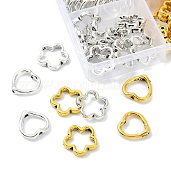 80Pcs Tibetan Style Alloy Bead Frame&nbsp;TIBE-YW0001-78