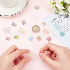 15Style Plating Transparent Acrylic Beads&nbsp;OACR-AR0001-19