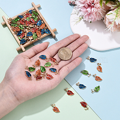 40Pcs Alloy Enamel Pendants&nbsp;ENAM-YW0005-95A