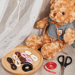8Pcs 8 Colors Flat PU Leather Cord&nbsp;DIY-GF0009-58
