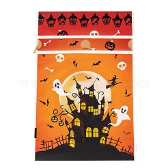 50Pcs Rectangle Halloween Candy Plastic Bags&nbsp;ABAG-U001-01M