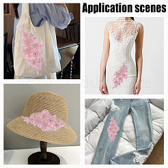 1 Pair Polyester Decorations&nbsp;DIY-HY0003-54A