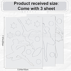 Mirror Acrylic Self Adhesive Wall Decorative&nbsp;AJEW-WH0518-24B