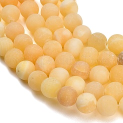 Natural Yellow Calcite Beads Strands&nbsp;GG-CBAA3AB-03-10mm
