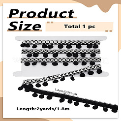 2 Yards Polyester Tassel Lace Trim&nbsp;OCOR-LP0003-07