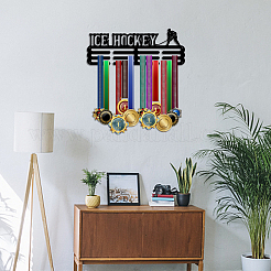 Sports Theme Iron Medal Hanger Holder Display Wall Rack&nbsp;ODIS-WH0021-683