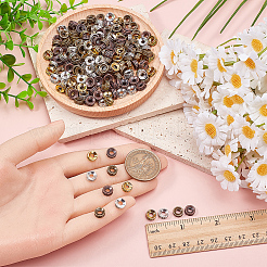 240Pcs 4 Colors Tibetan Style Spacer Beads&nbsp;TIBEB-SP0001-22