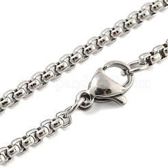 201 Stainless Steel Pendant Necklaces&nbsp;LS-NJEW-H030-06P