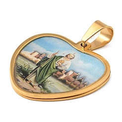 Ion Plating(IP) 304 Stainless Steel Pendants&nbsp;STAS-H182-11D-G