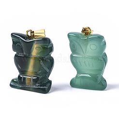 Natural Agate Pendants&nbsp;G-R459-006