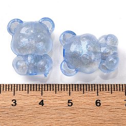 Luminous Transparent Acrylic Beads&nbsp;OACR-G033-06D-02
